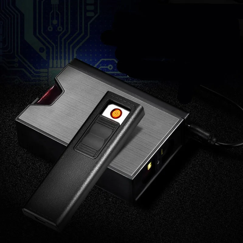 (20 палочек) металлический чехол для электронной сигареты USB с зарядкой