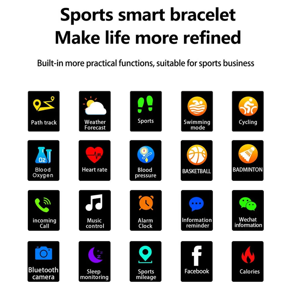 Умный Браслет MODOSON F15 Bluetooth браслет часы Smartband iwo для Huawei Xiaomi Samsung Apple iphone XS MAX XR X 8 7