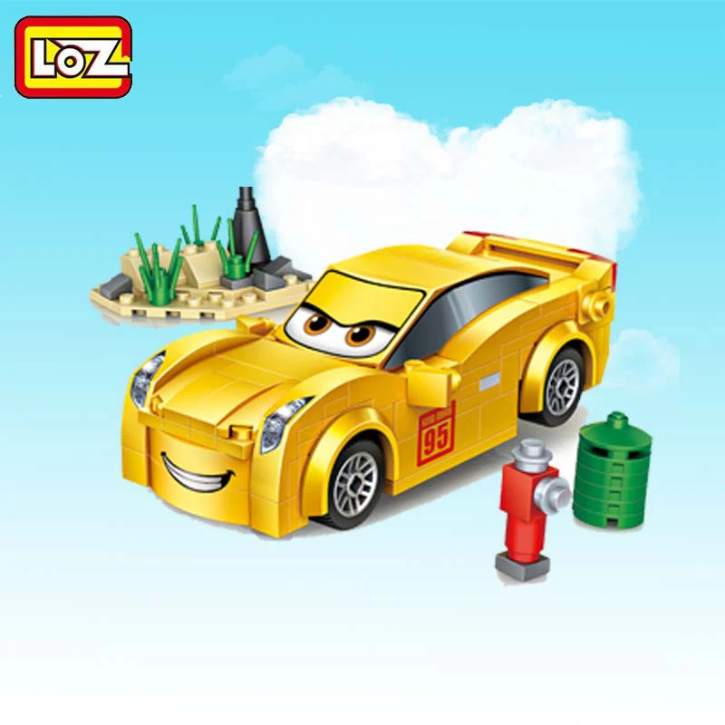 LOZ от Mini Qute кавайный американский фильм мультфильм автомобили супер герой