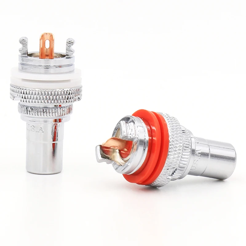 

8 шт. RCA клеммные розетки родиевое покрытие RCA socekt Шасси Разъем CD усилитель