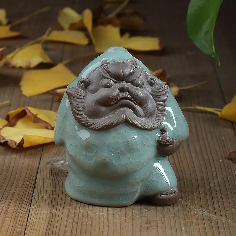 

Three tea favors boutique decoration tea play GE ware tea ceremony tea accessories home decoration decorations