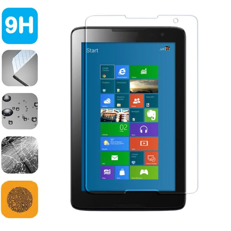 9H закаленное стекло ЖК-экран Защитная пленка для Lenovo A8-50 A5500 8 'ɸ дюймов