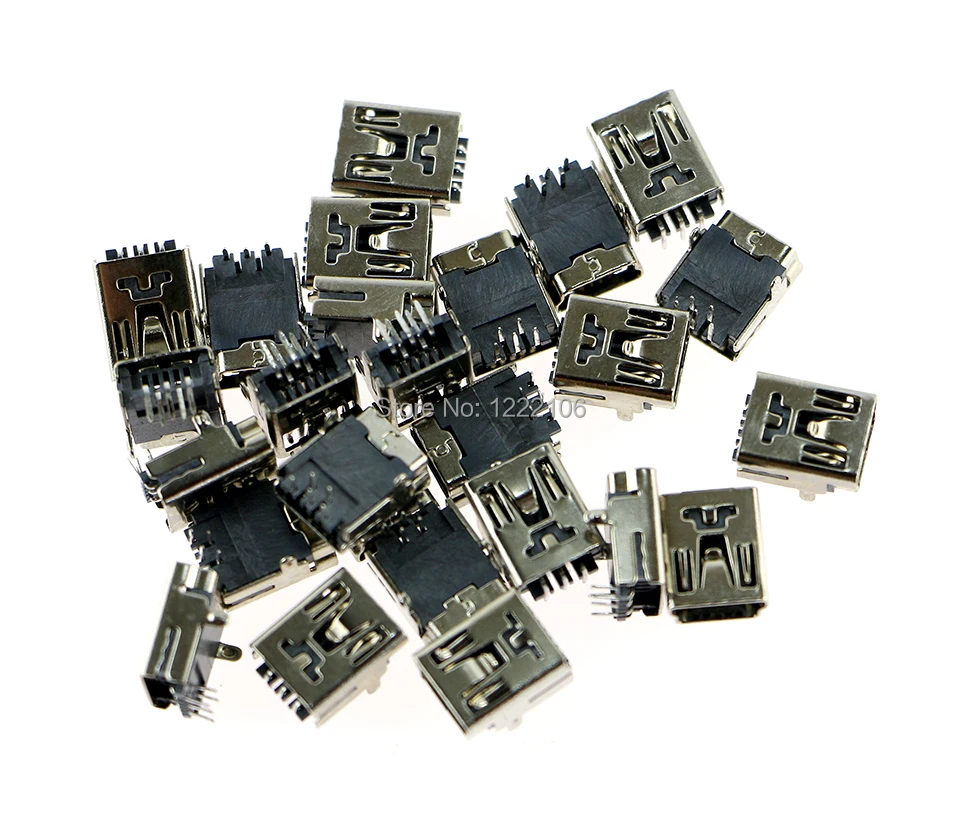 ChengChengDianWan 200 шт./лот Новый 5 контактный разъем Mini USB для передачи данных и зарядки