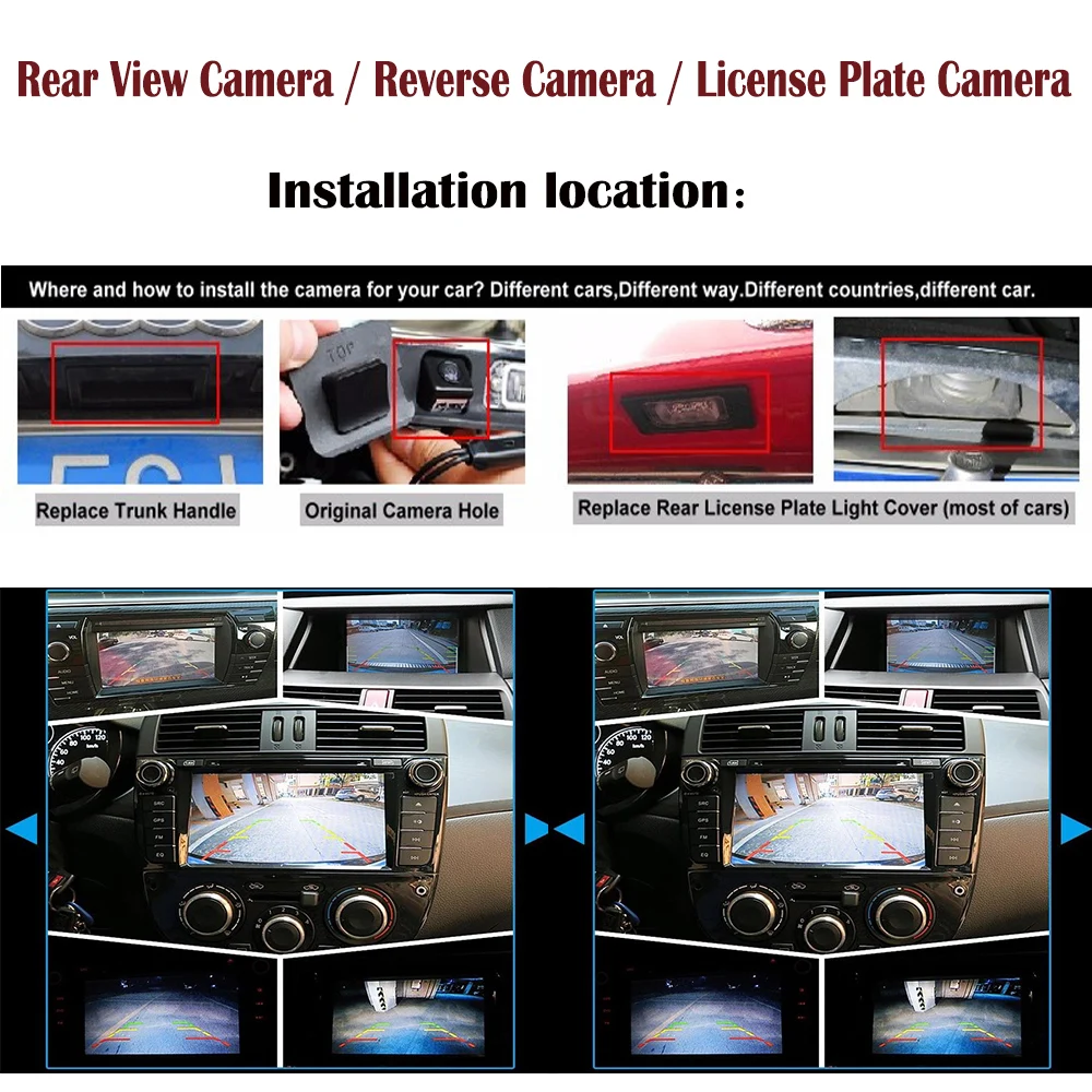 Rear View Camera For Suzuki Swift 2012~2013 CCD Night Vision RCA Camera/LED Reversing Camera/License Plate Backup | Автомобили и