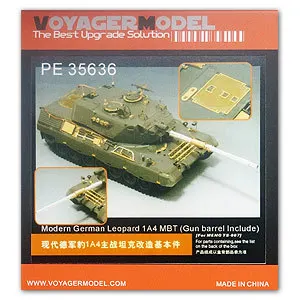 KNL HOBBY Voyager модель PE35636 leopard 1A4 основной боевой танк обновление с металлическим