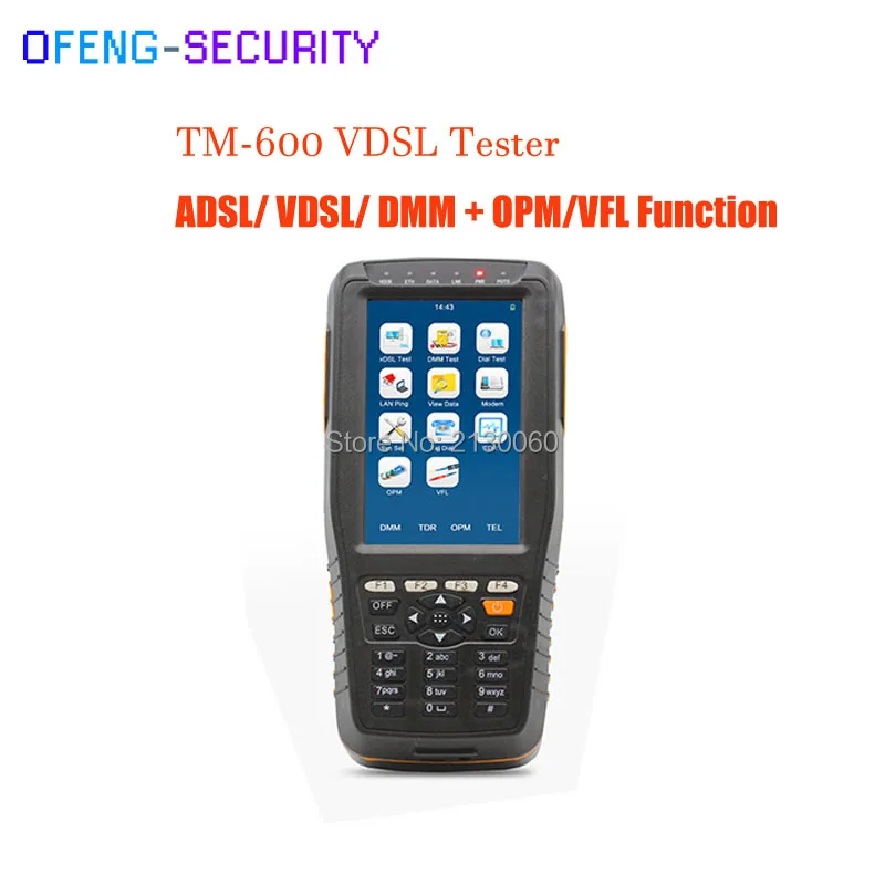 TM-600 VDSL VDSL2 Tester ADSL WAN &amp LAN xDSL Line Test Equipment With Basic Version + OPM/VFL Function | Безопасность и защита