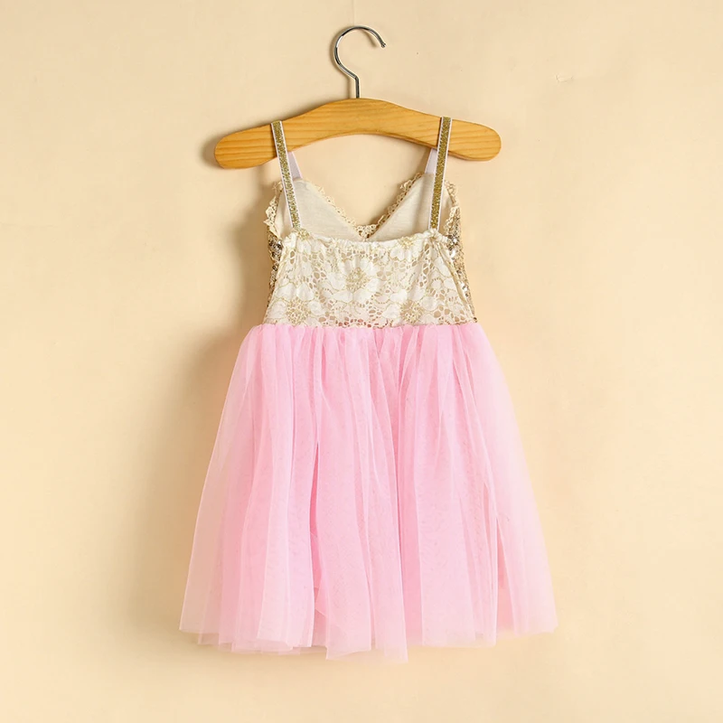 Блестящее вечернее платье для маленьких девочек платье-пачка цвета слоновой