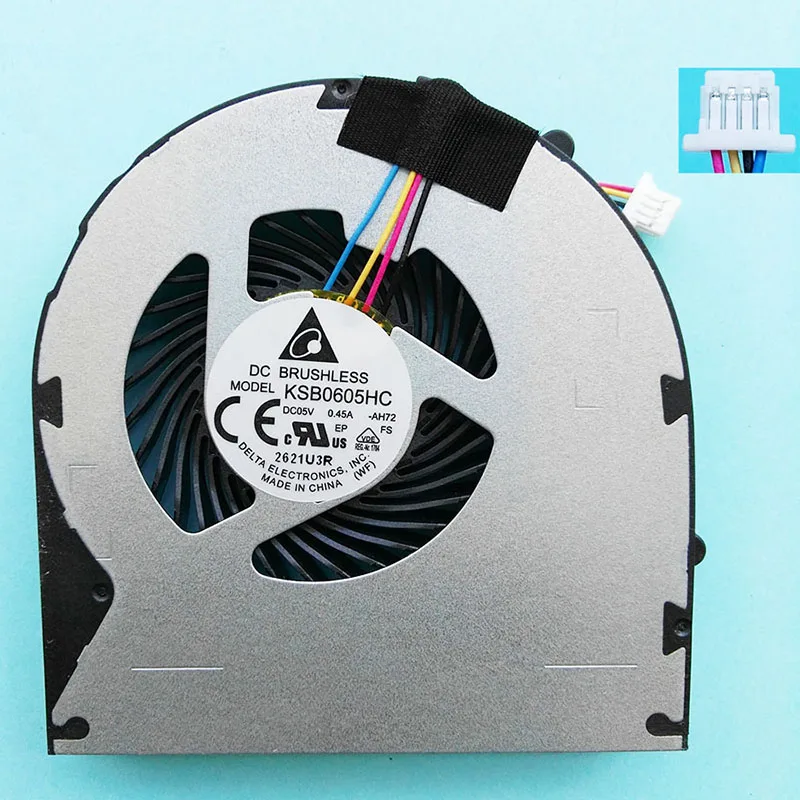 Вентилятор для процессора Lenovo Ideapad B570 B575 V570 Z570 KSB0605HC AH72 AD07105HX09KB00 DFS531205HC0T FA9N |