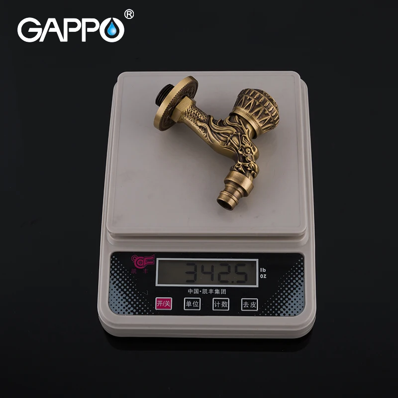 Смесители для раковины GAPPO из античной латуни настенный кран ванной комнаты