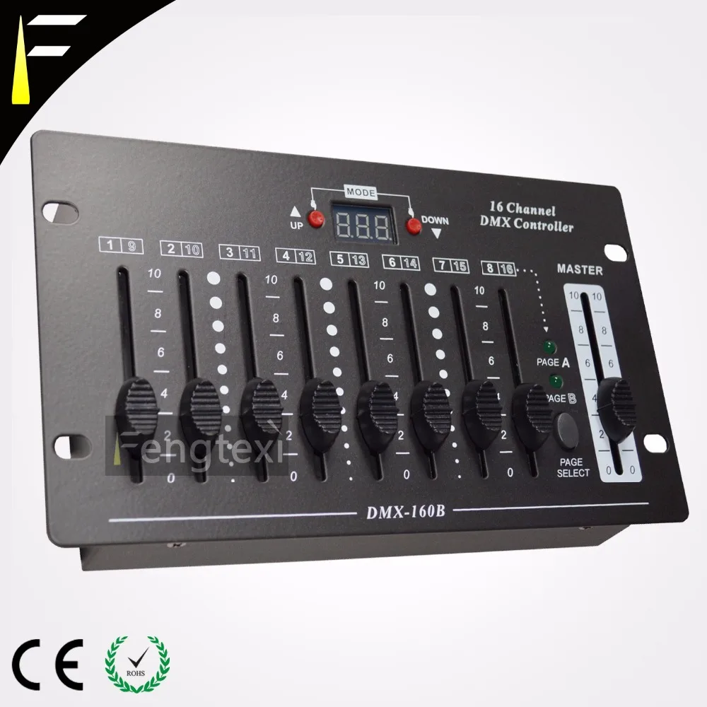 16 канальная простая DMX консоль 16CH dmx512 сцсветильник ка контроллер|stage lighting controller|dmx