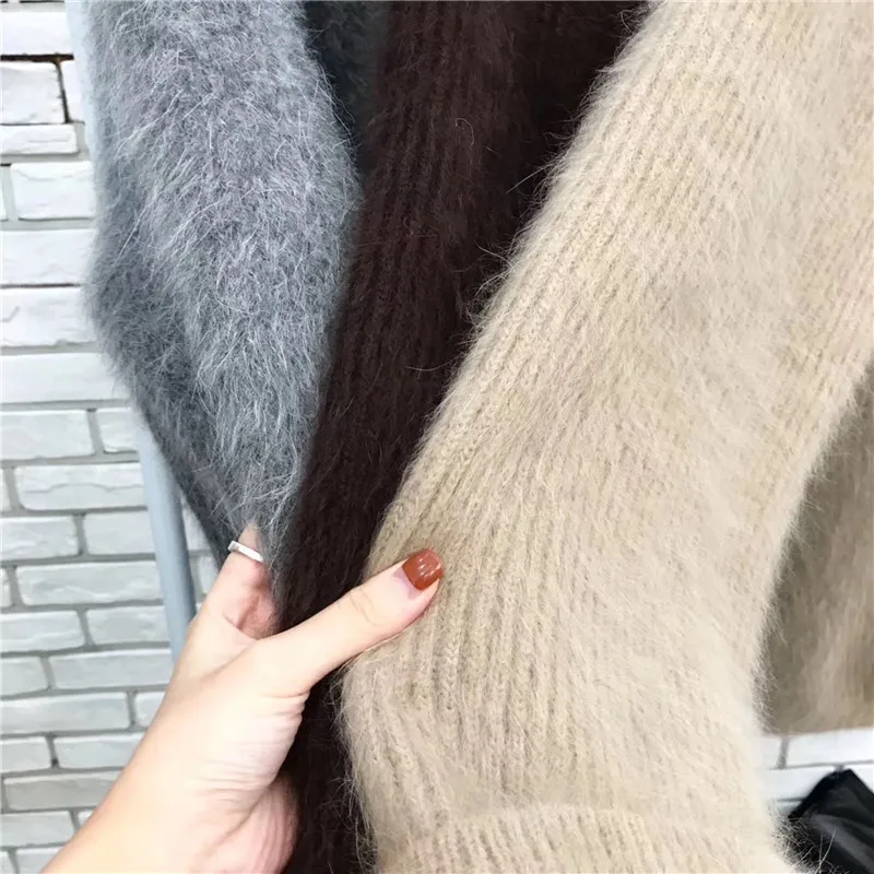 RUGOD элегантный кашемировый свитер Женская мода Водолазка длинный расклешенный рукав Толстый Пуловер Женский Повседневный длинный джемпер Befree