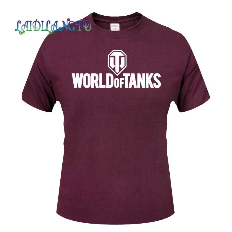Футболка мужская с принтом WORLD OF TANKS модная брендовая одежда в стиле Харадзюку