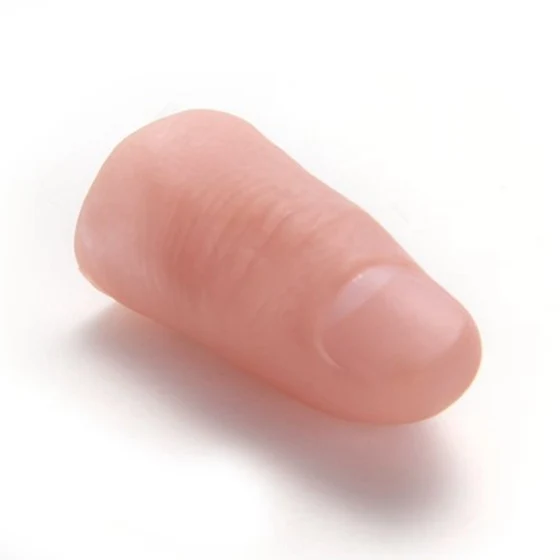 

Soft Thumb Tip Finger Fake Magic Trick Vinyl Toy Funny Prank