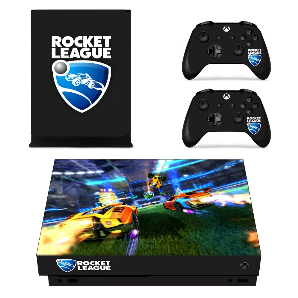 Кожаная наклейка Rocket League для консоли Xbox One X и контроллера s виниловая