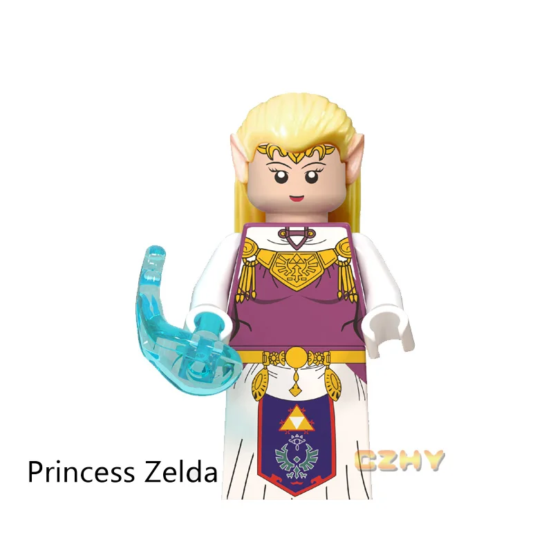 Поп фигурки легенда о Зельде игра принцесса Zelda Link строительные блоки маленькие куклы игрушки для детей подарок WM6053