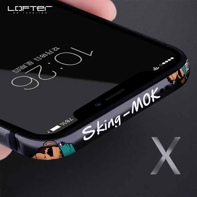 Классный Алюминиевый металлический бампер для Apple iPhone X чехлы телефонов с
