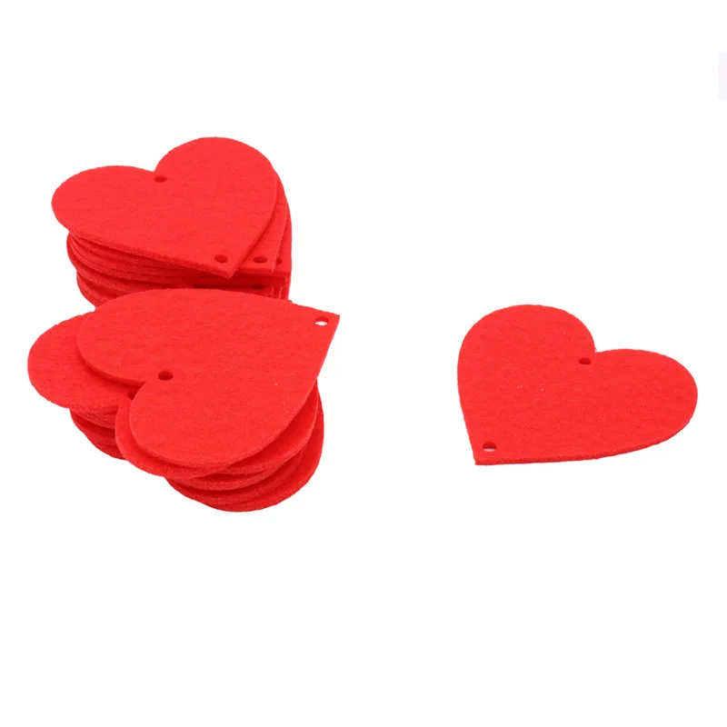 1 комплект сделай сам красное сердце занавеска Нетканая гирлянда милая Свадебная