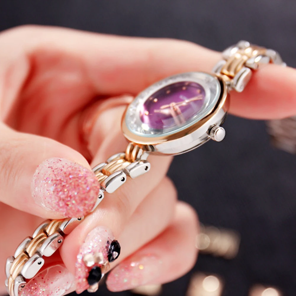 Hot Selling Women Watches Brand New Diamond Bracelet Female Quartz Watch for Woman High Quality Pink Gold WristWatch Reloj Mujer | Наручные