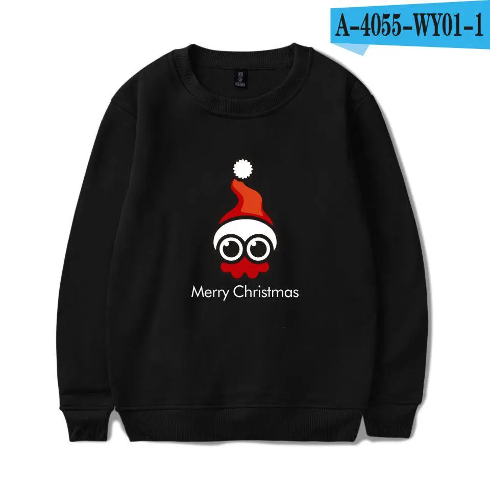 Зимние унисекс уличный стиль мультфильм Топы с принтом Для женщин/мужские