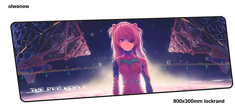 Коврик для мыши evangelion, Подарочный компьютерный геймерский коврик для мыши 800x300x2 мм, красивый коврик для мыши, эргономичный гаджет, офисный Настольный коврик