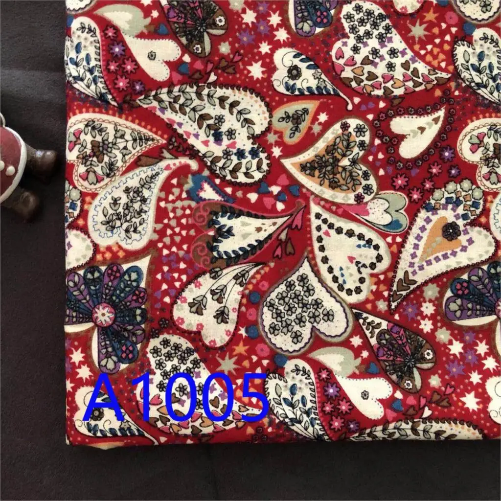 BB044 50*145 см цветочный из хлопчатобумажной ткани счетчики для детей infantiles платья подушки одеяло постельные принадлежности Простыня швейная ткань материал D30 - Цвет: BB044