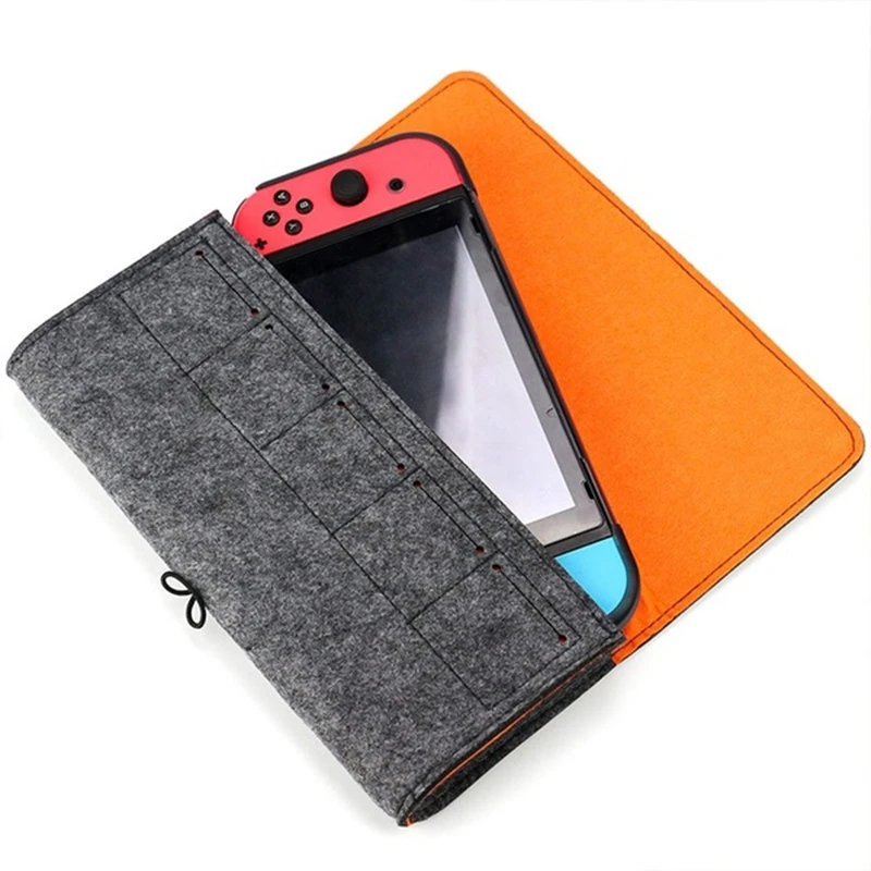 Бесплатная доставка прочный фетровый чехол Nintendo Switch для переноски Ультратонкий профессиональный защитный