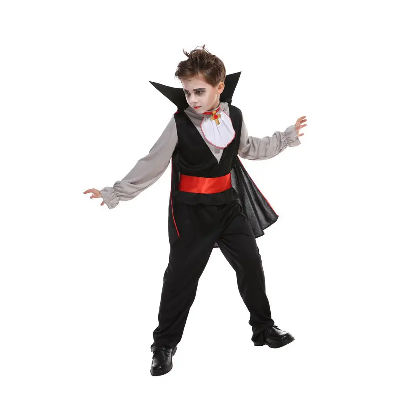 Детские костюмы знающего принца вампира для мальчиков на Хэллоуин Пурим