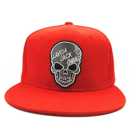LDSLYJR personality skull embroidery cotton Baseball Cap hip-hop cap Adjustable Snapback Hats for men and women 277