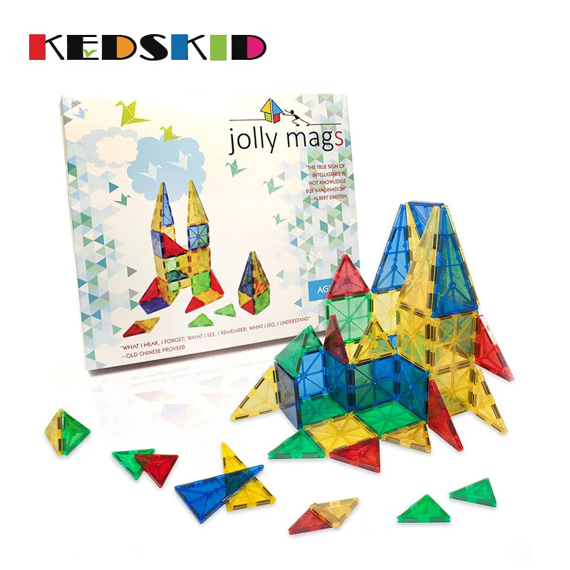 32 pcs/set Mini Magnetic Designer Construction Set Model & Building Toy Plastic Blocks Educational Toys For Kids Gift | Игрушки и