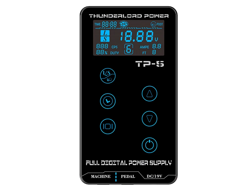 Источник питания для тату hp-2, обновленный сенсорный экран, TP-5, интеллектуальный цифровой ЖК-дисплей, набор для макияжа, тату-машина