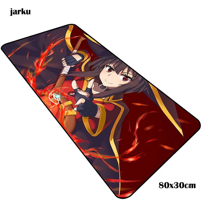 Megumin mats 800x300x3 мм Профессиональный игровой коврик для мыши большая клавиатура Коврик для мыши Инди-поп аксессуары для геймеров коврик для мыши