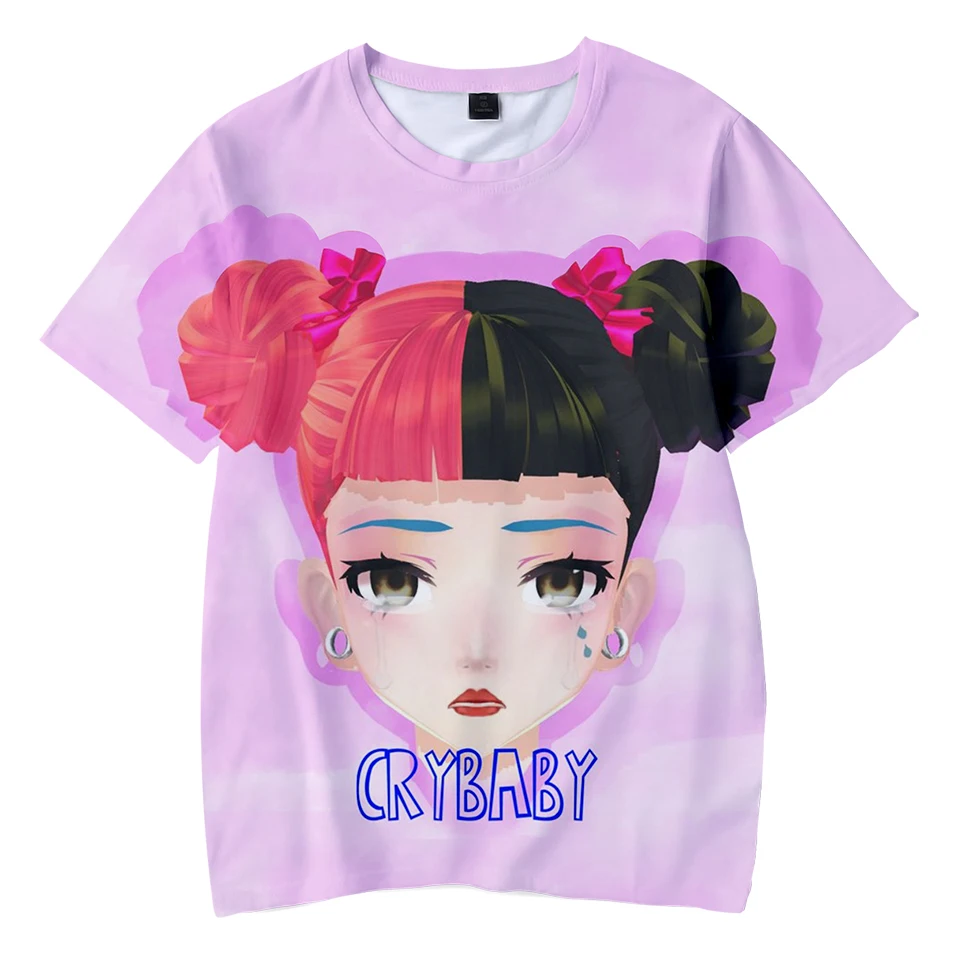 CRY BABY принт 3D Мода горячая распродажа поп с короткими рукавами крутые футболки