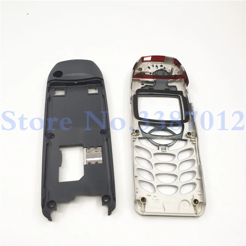 Новинка для Nokia 6310i 6310 Крышка батарейного отсека задняя дверь средняя рамка