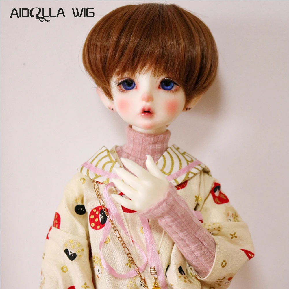 Недорогие аксессуары для кукол красивый парик мальчиков и девочек новые