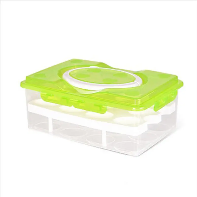 Пластиковый случайного цвета кухонный органайзер для хранения яиц держатель