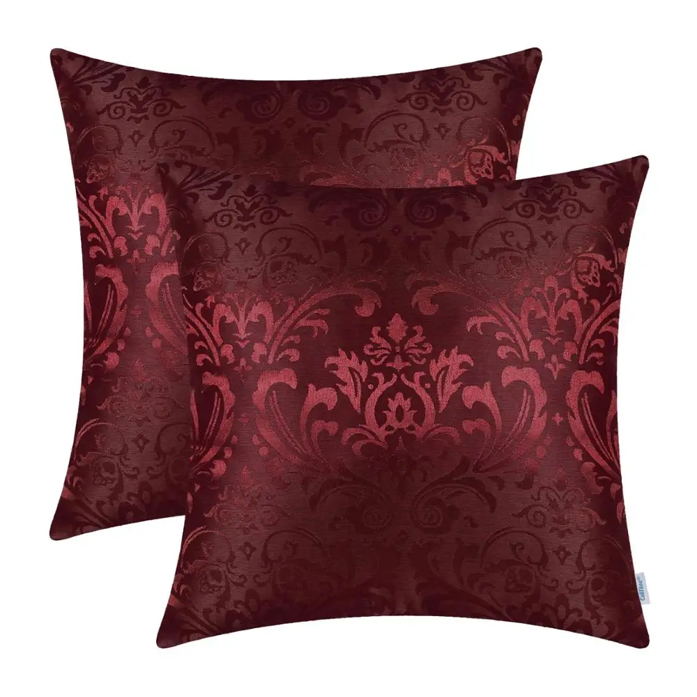 Упаковка из 2 наволочек CaliTime для Диванный домашний декор винтажный дамасский