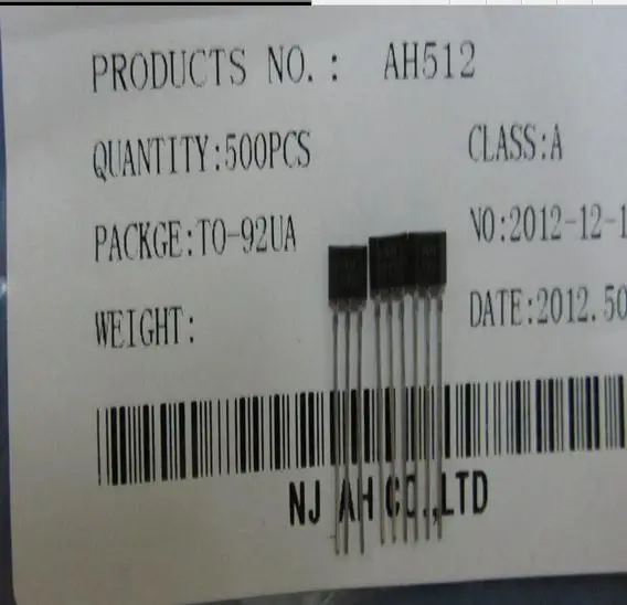Бесплатная доставка чип переключателя Холла AH512 To 92S 10 шт./лот|switch 10pcs|sensor magneticswitch