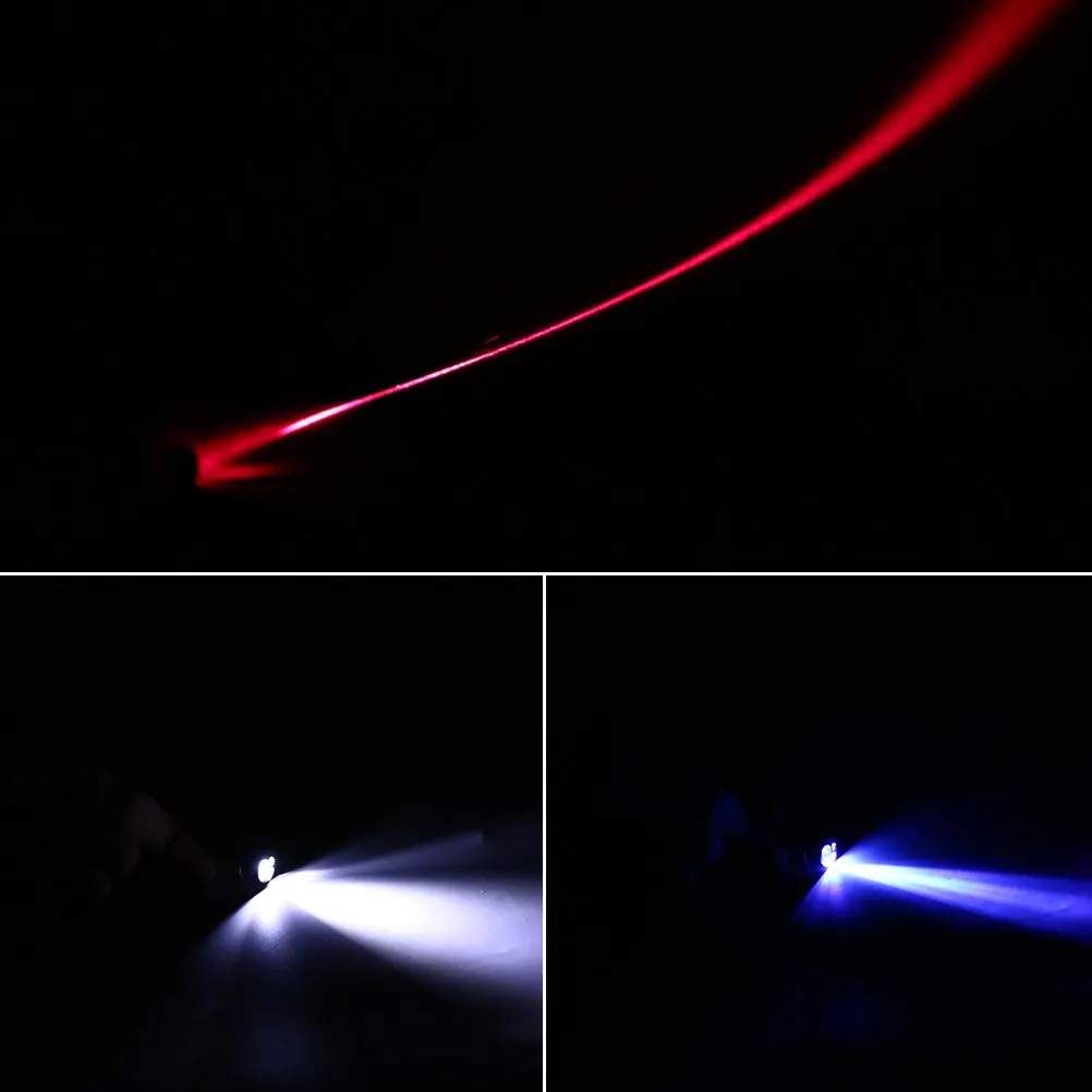 

3 In 1 Red Laser Pointer Pen Flashlight Counterfeit Money Detector Climbing Hook