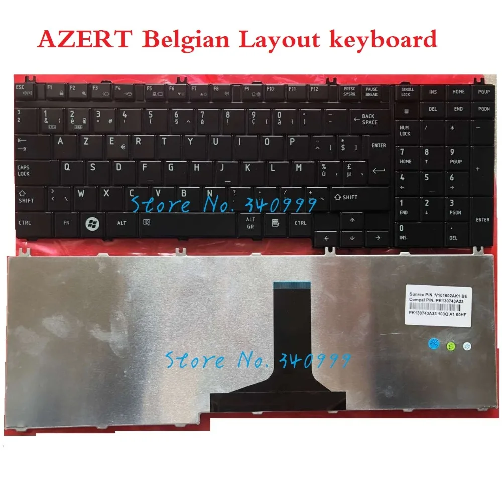 Клавиатура для Toshiba Satellite A500 A505 A505D L500 L550 L550D L350 L350D L355 P300 L500D P305 P500 P505 Бельгия BE |