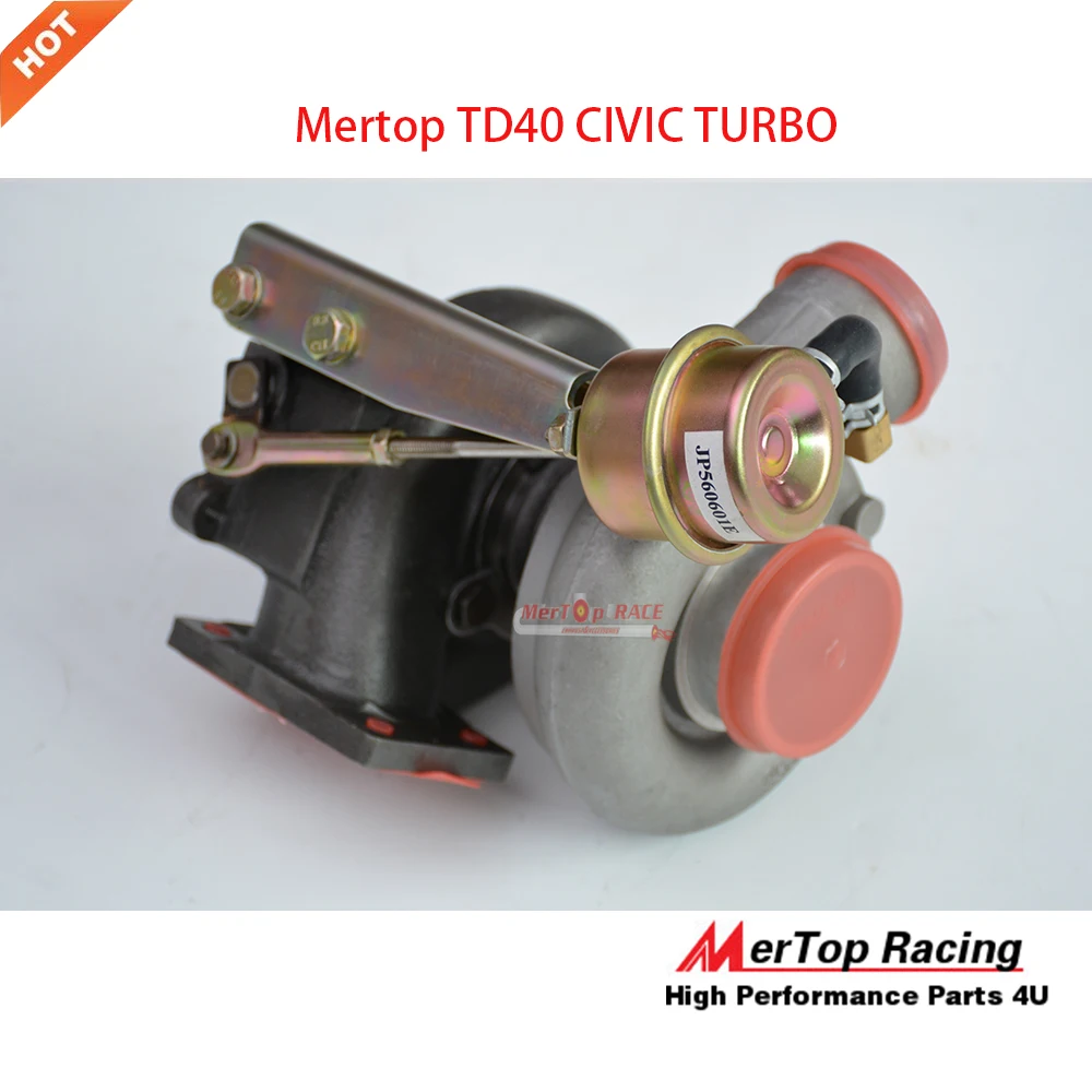 Турбокомпрессор Mertop T25 TD40 CIVI * RACING TURBINERACING для D15 D16. 0 66 AR 76 TRIM 420 + HP|turbo d15|d16 turboupgrade |