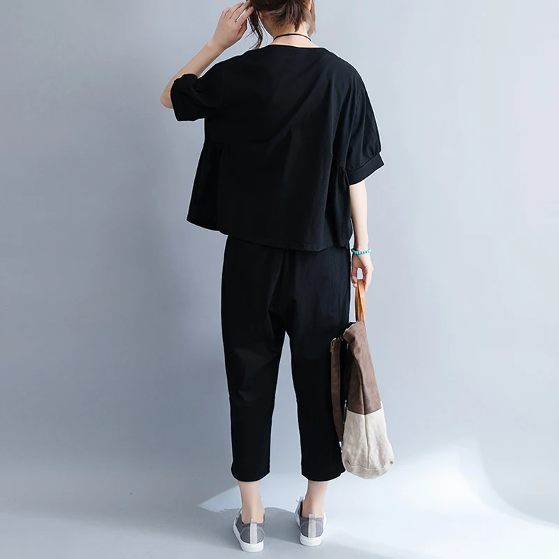 Doornot Oversize комплект из двух предметов летние женские повседневные свободные с