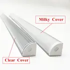 Smarstar 100 см треугольный угловой алюминиевый профиль молочный прозрачный чехол 1 м алюминиевый канал для 5730 светодиодный светильник #4