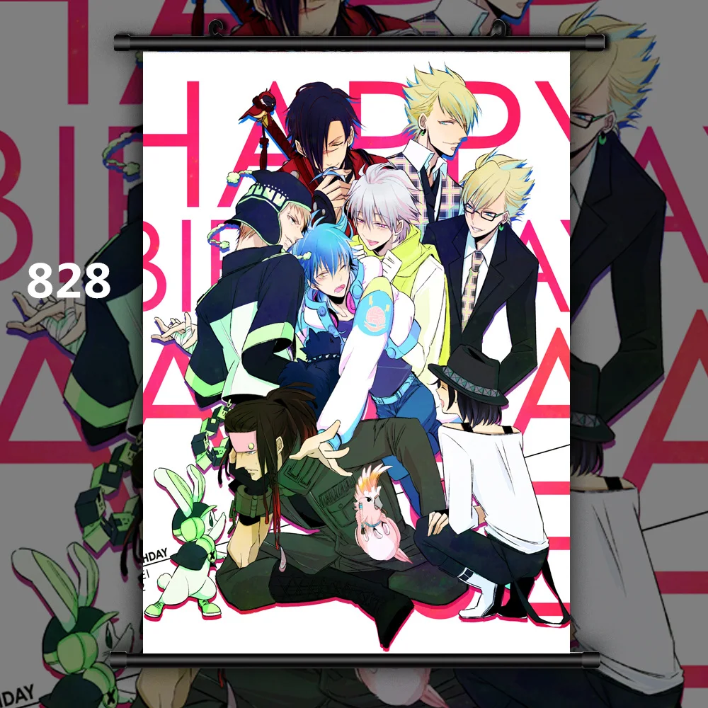 828 Драматическое убийца группа серагаки Aoba Noiz Аниме Манга настенный плакат свиток D - Цвет: 828