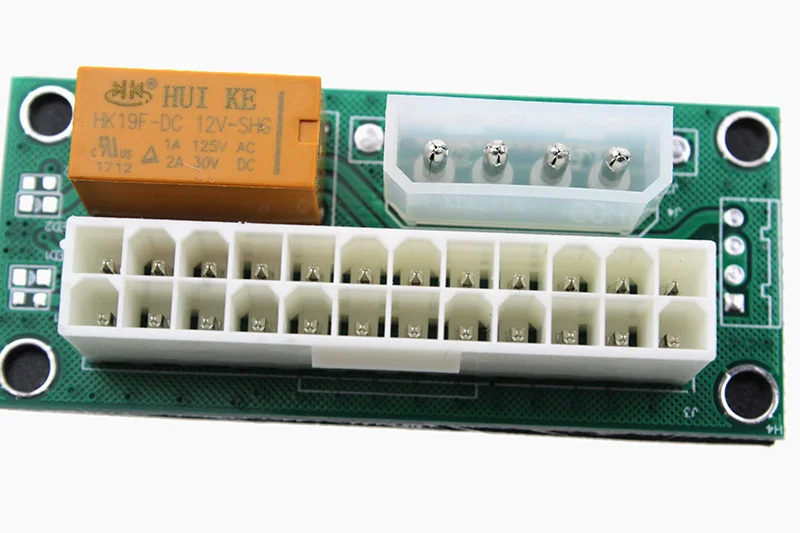 Двойной адаптер питания ATX 24Pin на 4pin/SATA Molex Удлинительный кабель для синхронизации