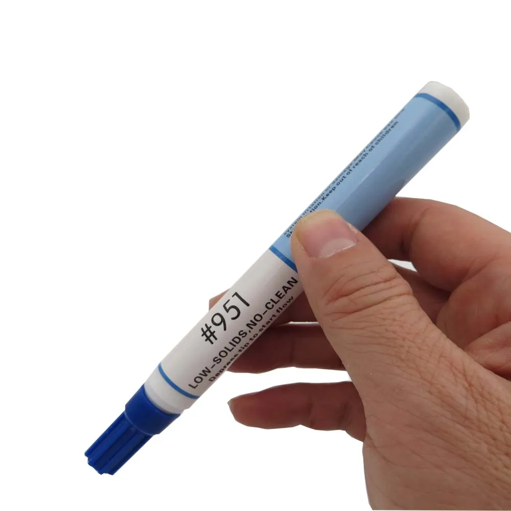 

NEW 1Pc 951 10 Ml Soldering Rosin Flux Pen Low-Solid Non-clean For Kester Soldering Solar Panel DIY Power Panel