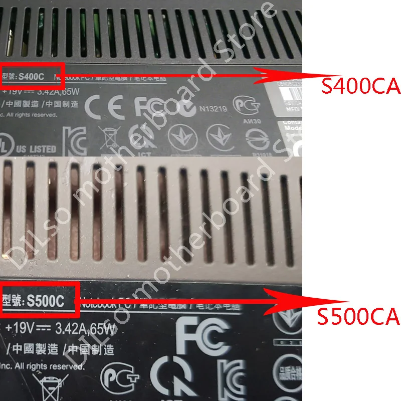 Kefu S400CA для ASUS S400CA S500CA Материнская плата ноутбука S400CA материнская плата i3 встроенный процессор Тесты работы
