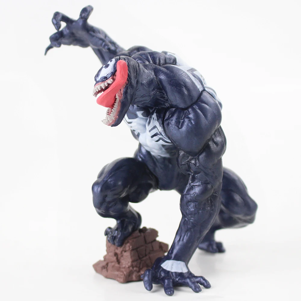 14 см Человек-паук фигура Венома игрушка веном черный Человек-паук Eddie Brock модель куклы