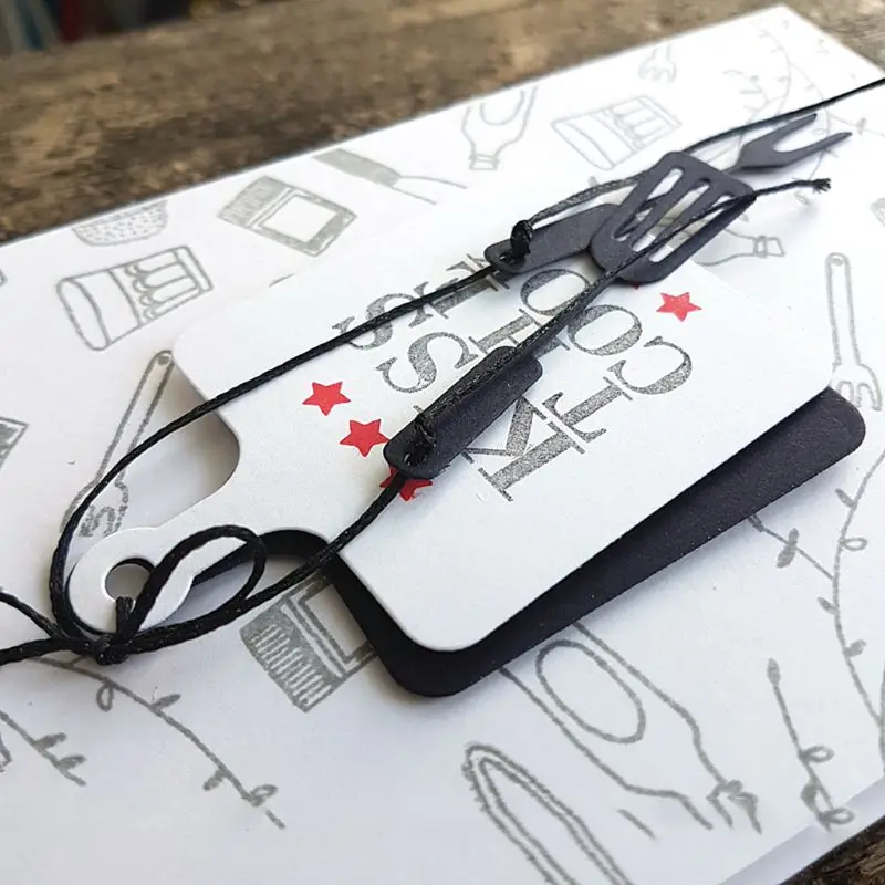 Вилка Лопата металлические штампы трафарет резак для DIY Скрапбукинг искусственная бумажная карта тиснение