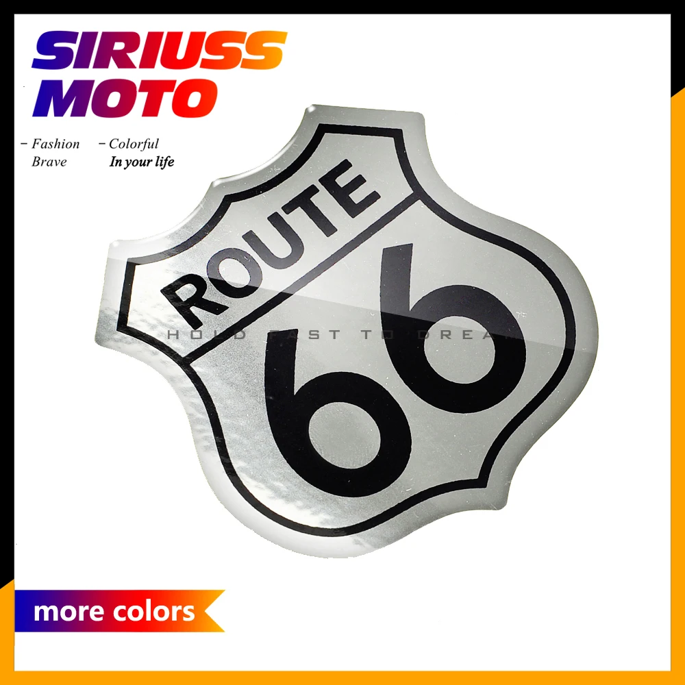 3D стикер для автомобиля СТИЛЬ Америка США история ROUTE 66 дорожный логотип
