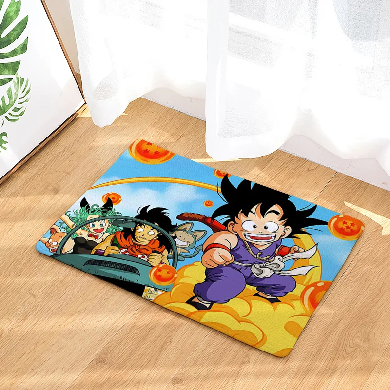 see chart IVYYE Dragon Ball индивидуальный коврик с рисунком из аниме украшения для дома ковры мультяшный коврик для спальни коврики для ванной плюшевые коврики коврик для двери Новинка - Цвет: see chart